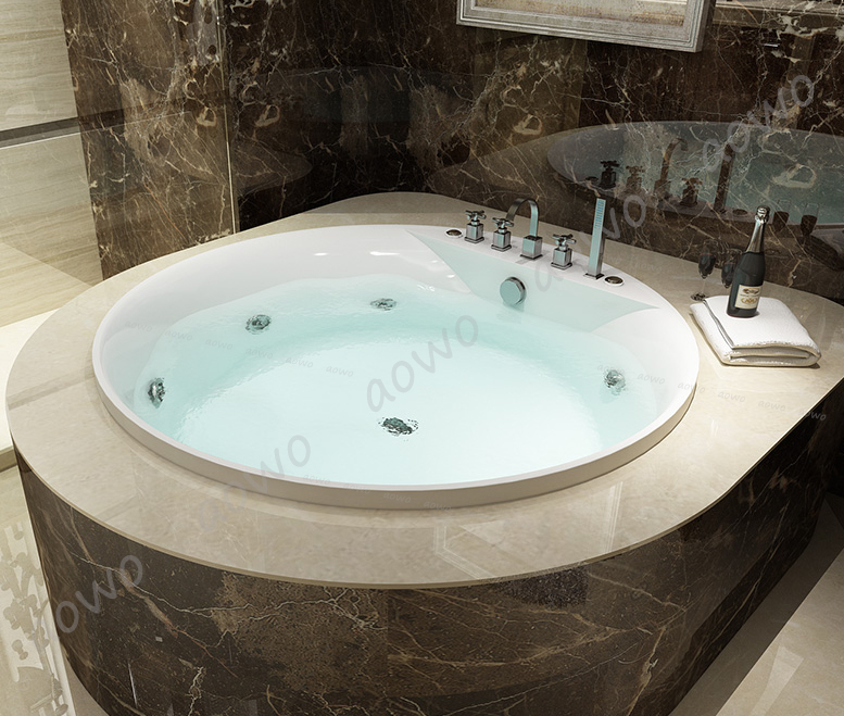 factory price drop in style bathtub massage hot tub for family bathroom use 